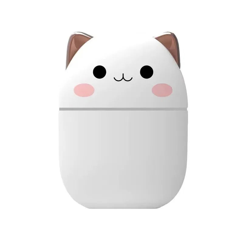 300ML  Air Humidifier Cute Cat Ultra-Silent USB Office Household Bedroom Car Aromatherapy Air Purifier with Led Cool Mist Spray